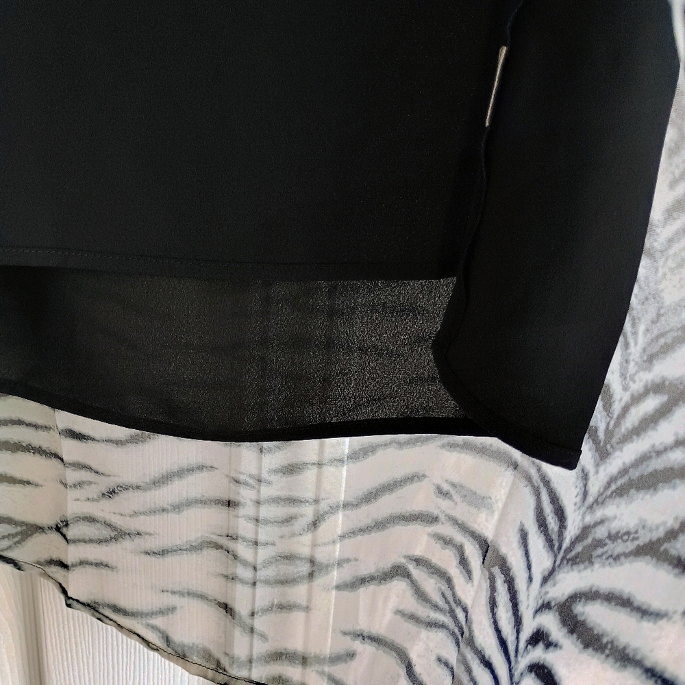 NWT Three Eighty Two‎ Sleeveless Zebra Print Dress Lined NWT Size XS - Picture 6 of 10